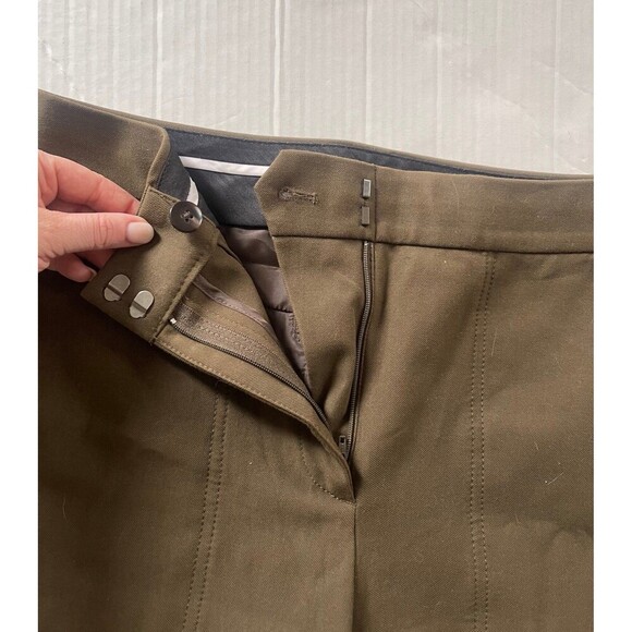 Ann Taylor Wide Leg Green Pants Size 6 - Picture 4 of 8